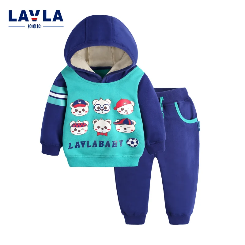 Lavla kids clothes long sleeve baby boys clothing set Autumn children 100 cotton outerwear