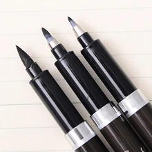 3 шт./партия, китайская Ручка-кисть для каллиграфии, для подписи, рисования, художественного письма, канцелярские принадлежности для школьников