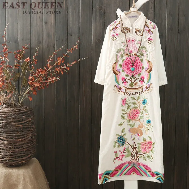 Китайское традиционное китайское платье Ципао для женщин, сексуальное современное китайское платье FF805