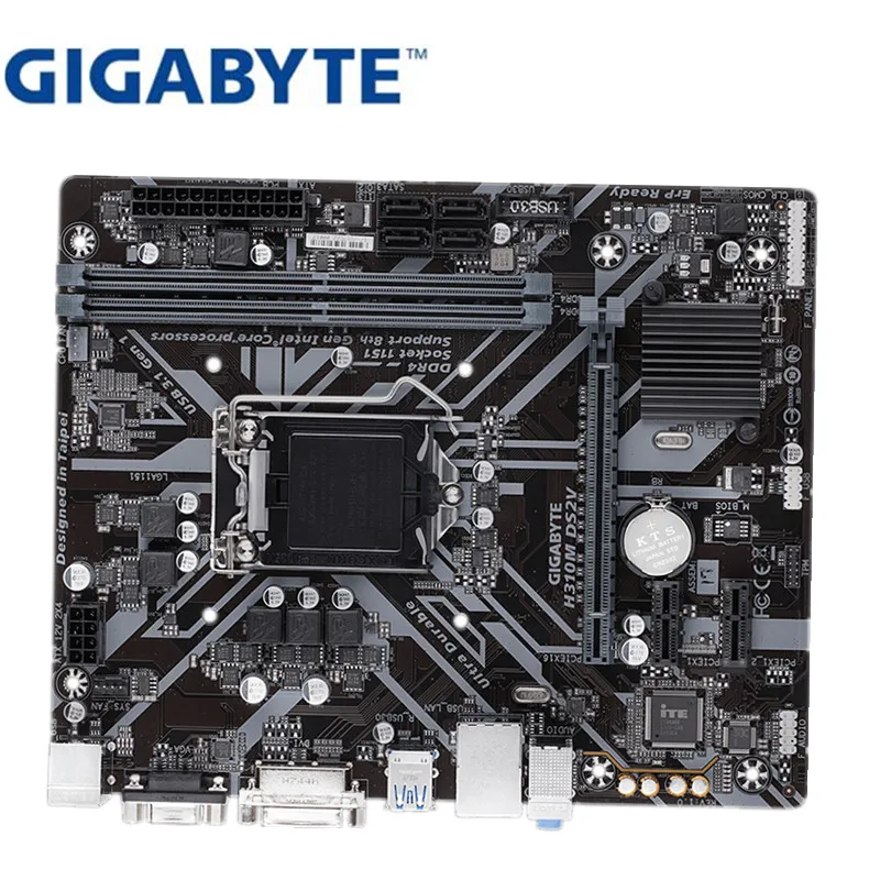 Для Gigabyte GA-H310M-DS2V Материнская плата H310M-DS2V H310M разъем LGA 1151 DDR4 USB3.0 SATA3.0
