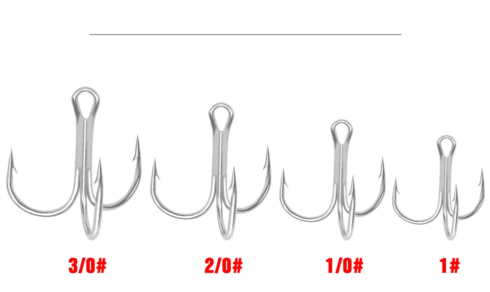 5 шт./лот колючий белый никель три якорных крючка девять спецификаций рыболовный крючок Высокоуглеродистая сталь тройные опрокинутые крючки