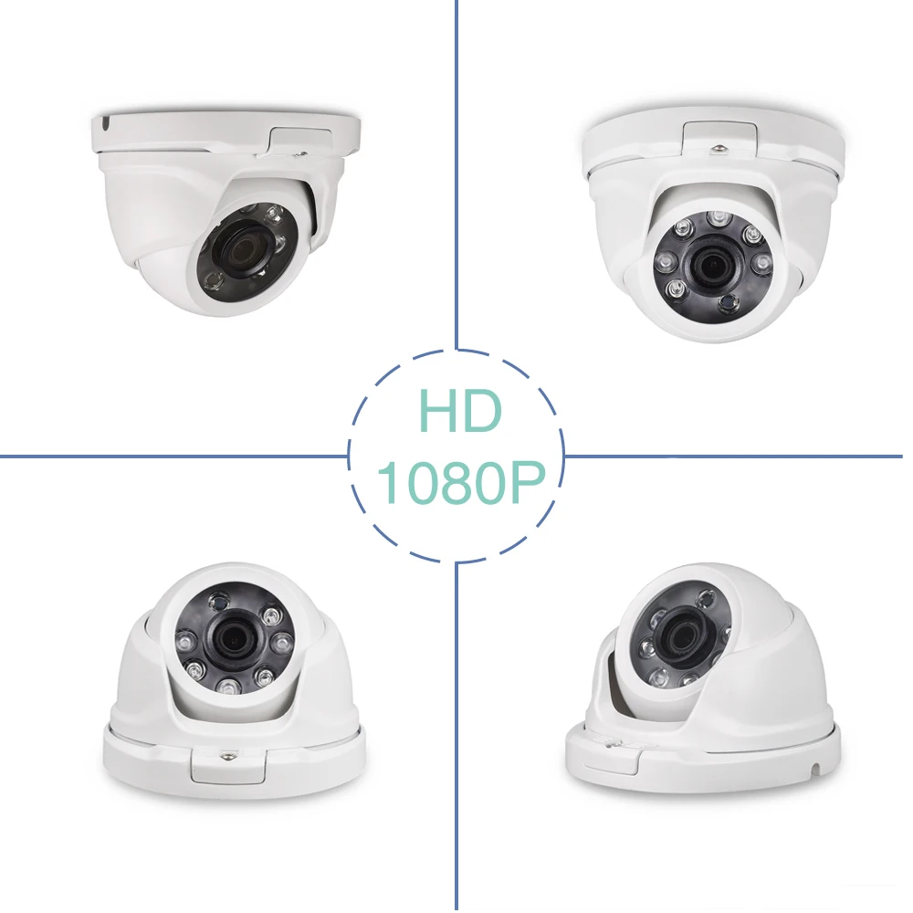 Tonton 8CH 1080P CCTV камера видеонаблюдения DVR распознавание лица 2.0MP наружная камера безопасности CCTV система видеонаблюдения комплект 2 ТБ HDD