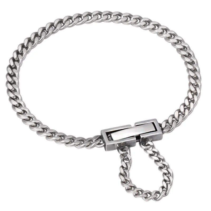 Чистый насыщенный Серебряный 925 простой Узкий браслет-цепочка Для мужчин Для женщин реального стерлингового серебра 925 модные Стиль ювелирные изделия коробка