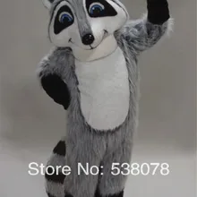 Костюм талисмана Рикки енота для взрослых, плюшевый енот, мультяшный персонаж, Пасхальный праздник, маскотт, костюм, комплект SW1121