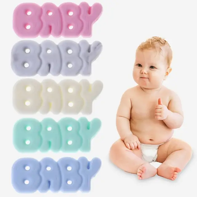 Aliexpress.com : Buy Silicone Beads Baby Teether DIY Jewelry Necklace Pendant Teething Supplies 