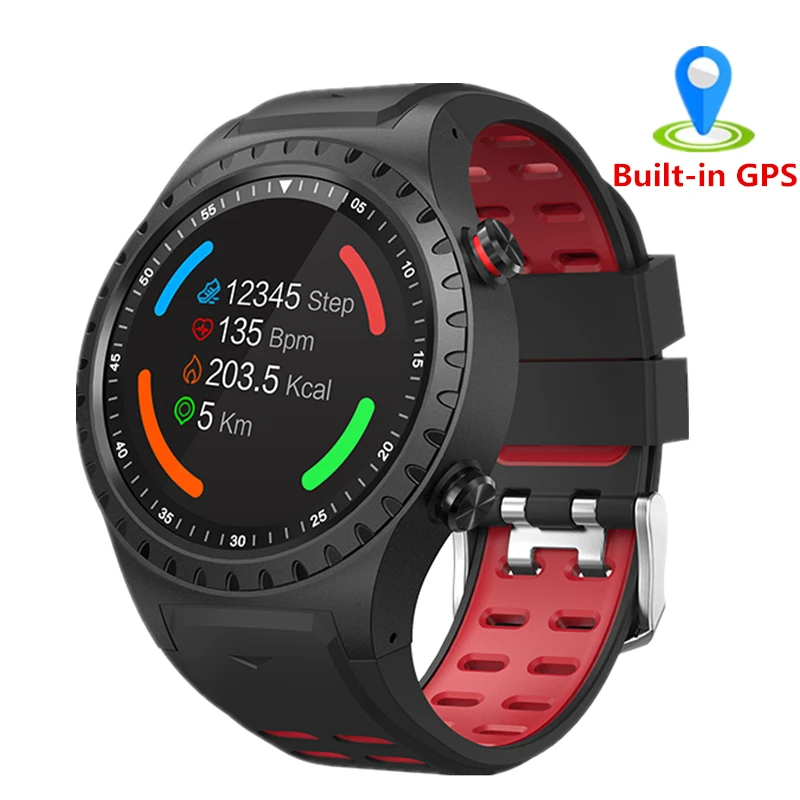 

GPS Smart Watch M1 Support Compass Bluetooth 4.0 Dial Call Heart Rate Monitor Weather Pedometer Sports watch For Samsung iPhone