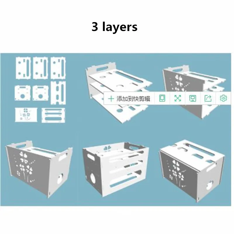 Большой Ёмкость мульти Слои Вай-Фай бокс для хранения Организатор 2/3/4 Слои маршрутизатор кабель Чехол Беспроводной полка разное кронштейн
