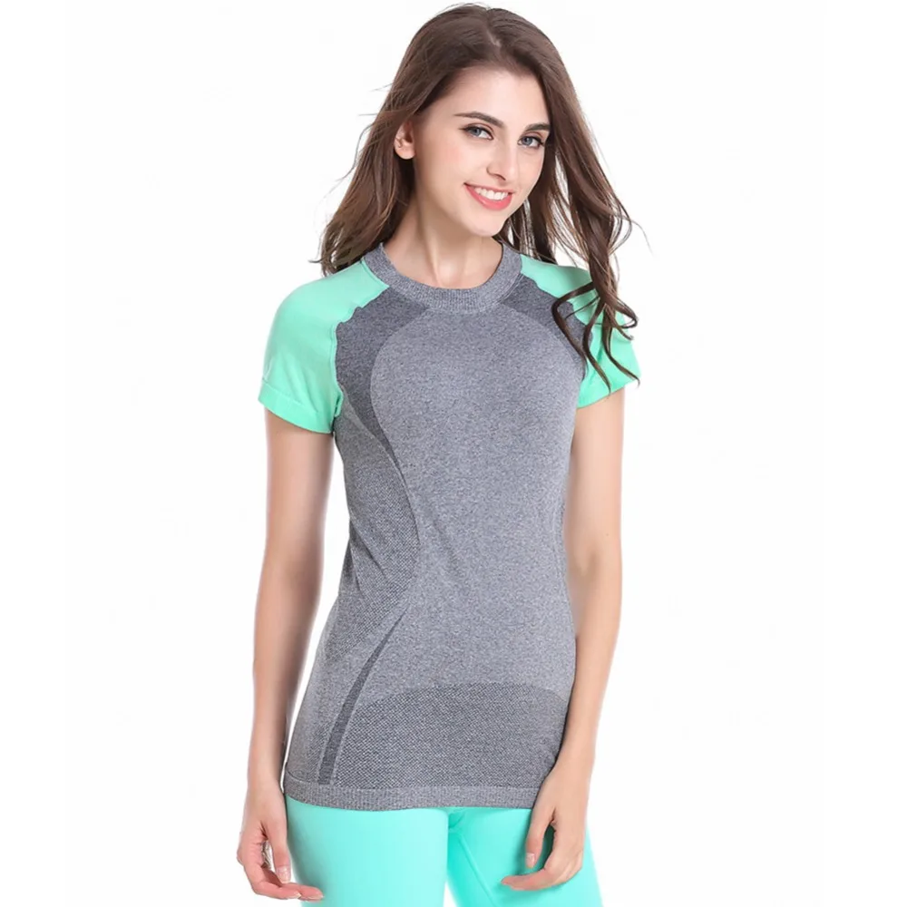 Aliexpress.com : Buy Women Short Sleeve Quick Dry T shirt Fitness Tees ...