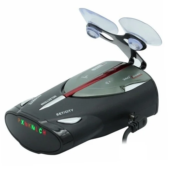 

Led Cobra XRS 9880 New Car Radar Detector Russian & English Language Lacer Anti Radar Detector for Driving