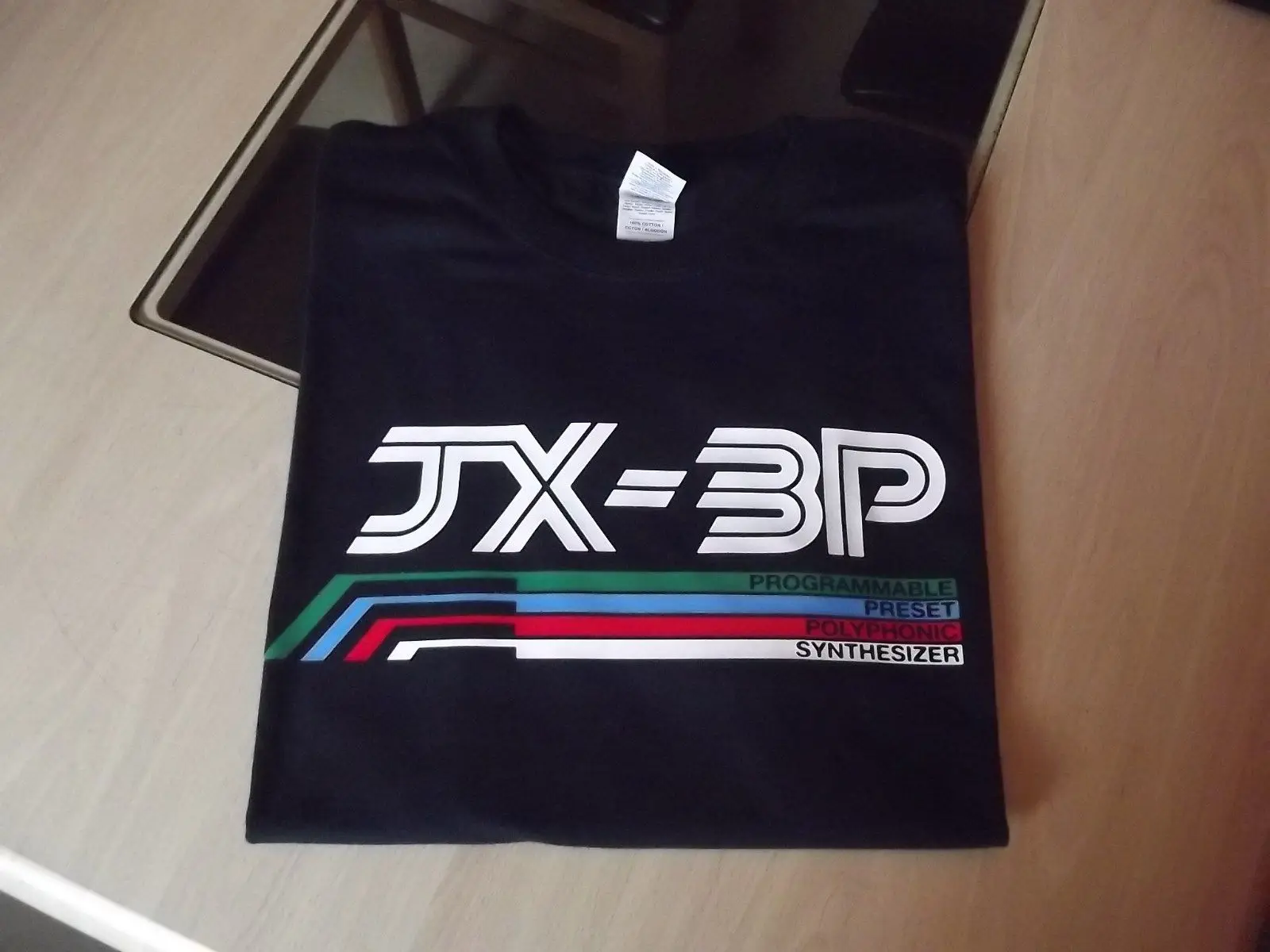 Ретро SYNTH T рубашка синтезатор дизайн JX3P S M L XL XXL Футболка с принтом мужские