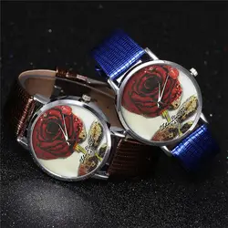 Чжоу Lianfa кварцевые часы мужские кожаный ремешок Корейская Леди студенческая пара женские часы браслет 2019 relogio feminino WD