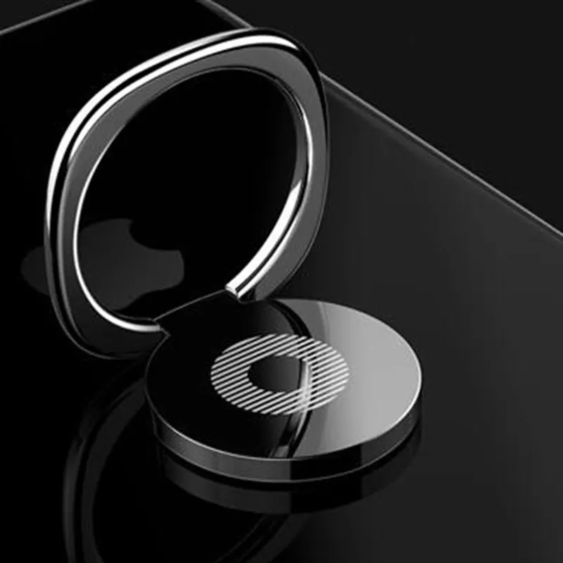 Роскошный 360 градусов металлический палец кольцо держатель смартфон подставка для мобильного телефона на палец держатель