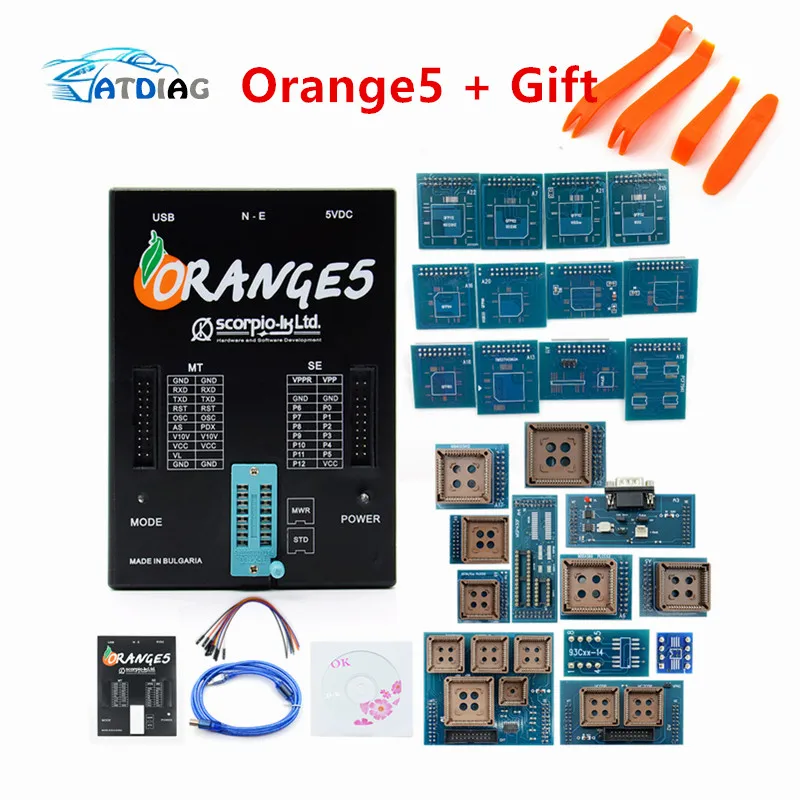 

Free Shipping On Promotion Programmer OEM orange5 With Full Adapter orange5 programmer High Quality Orange 5