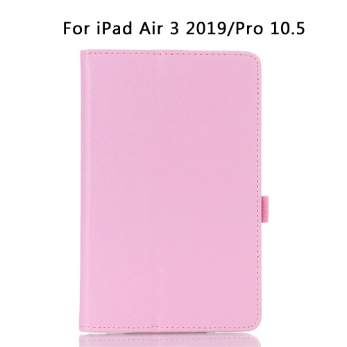 Стенд кожаный чехол для iPad Air 1 4 3 2/iPad Air 1 2 3 /i Pad 9,7/Pro 10,5 раза смарт кожаный чехол из ПУ кожи для iPad1 A1337 A1395 чехол - Цвет: air3 pro10.5 pink