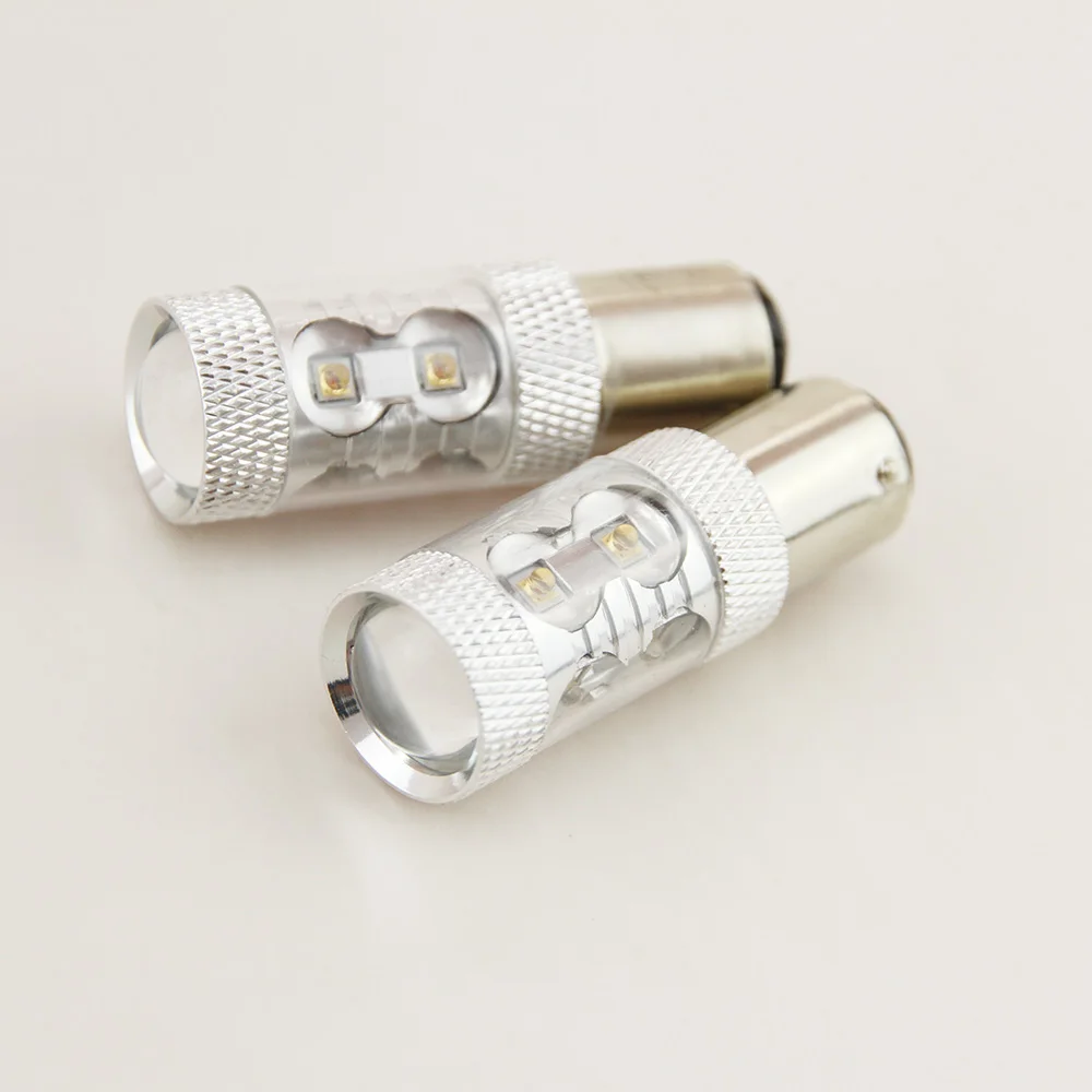 2x белый/красный/желтый S25 1157 P21/5 Вт Bay15D BA15D BAZ15D 50 CREE чип светодиодный автомобильный