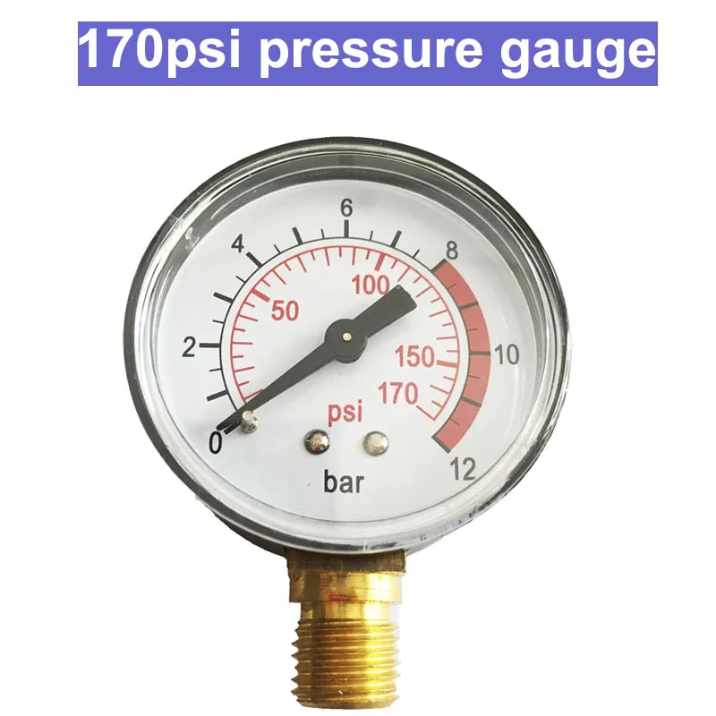 SP 0 170 psi pressure gauge g1/4 Threadin Pressure Gauges from Tools
