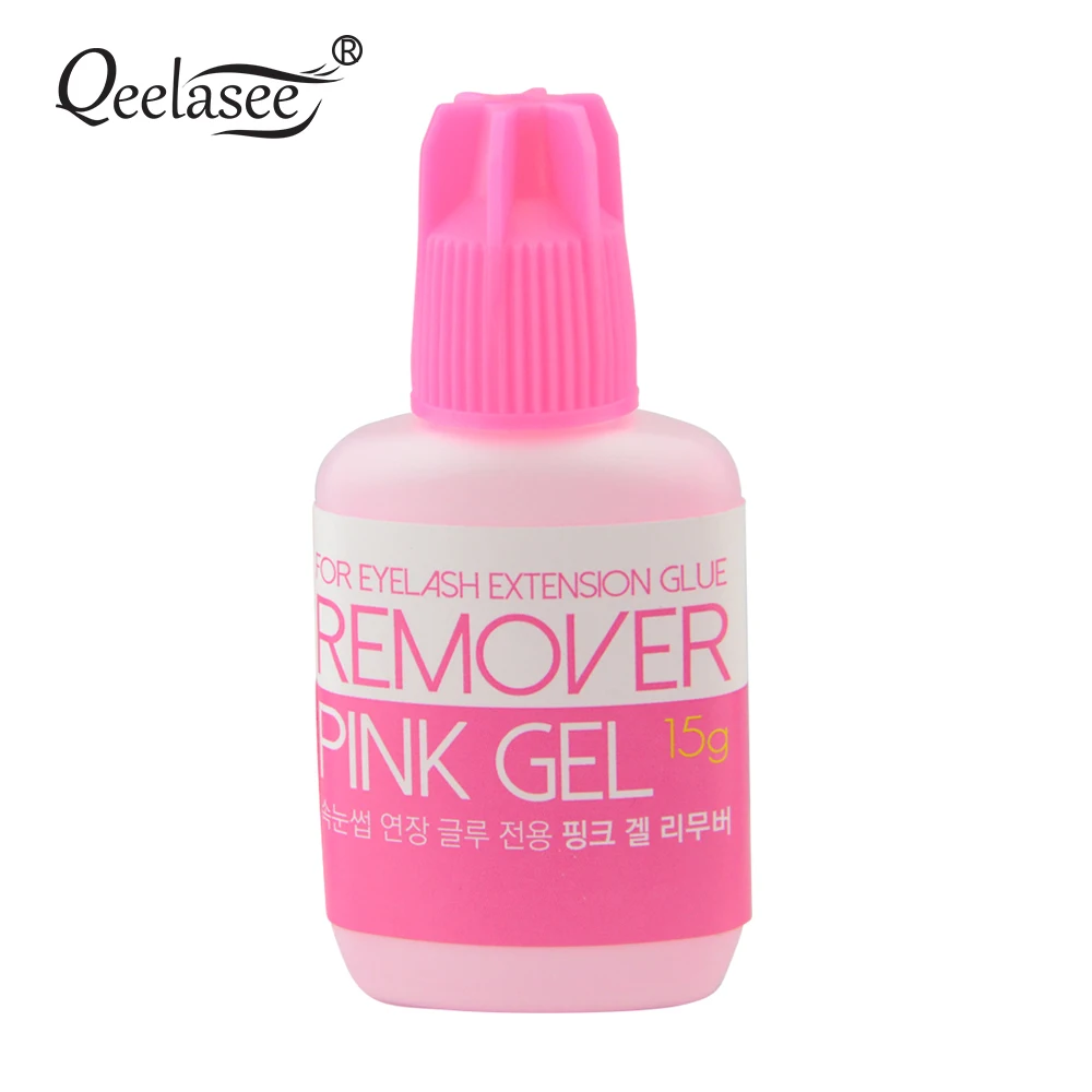 15ml Pink Gel Remover for Eyelash Extension Glue from Korea Removing