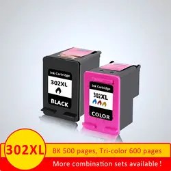 XiangYu 2x 302XL набор чернил для заправки картриджа Замена для hp 302 XL для hp 302 для Deskjet 2135 1110 3630 3632 3830