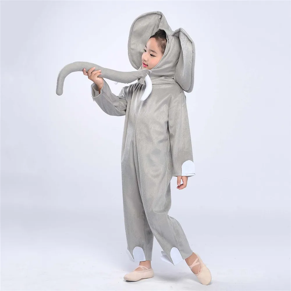 Bayby Elephant Costume Kids Animal Elephant Costume For Children Animal Costume Jumpsuit Headwear Halloween Costumes For Kids