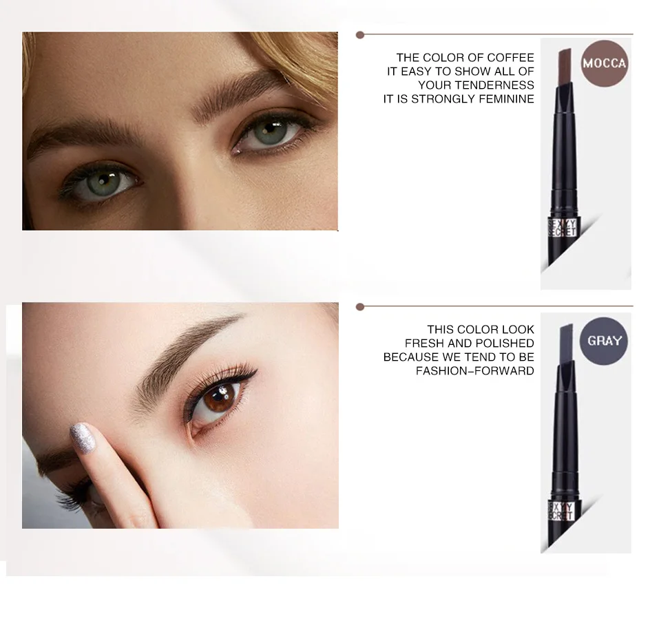 AZURE BEAUTY Eyebrow Pencil Cosmetics 5 Colors Waterproof Eyebrow Tattoo Pen 09