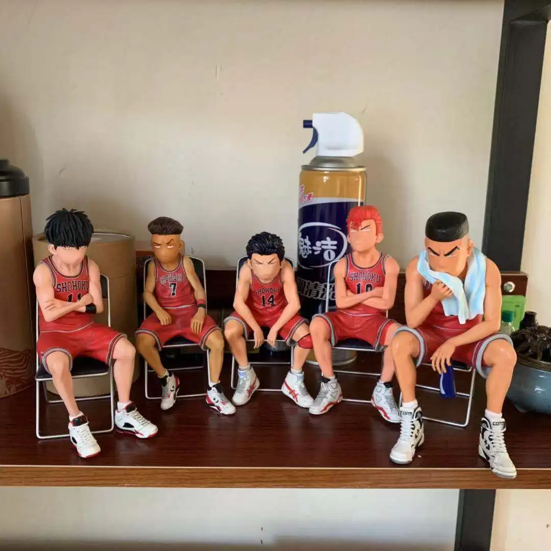 

SLAM DUNK Shohoku Basketball Player Anime Figure Doll Hanamichi Sakuragi Rukawa Kaede Model