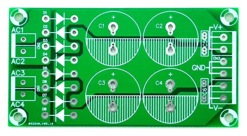 10 шт./партия) al двойной мост полярности нерегулируемый Питание PCB