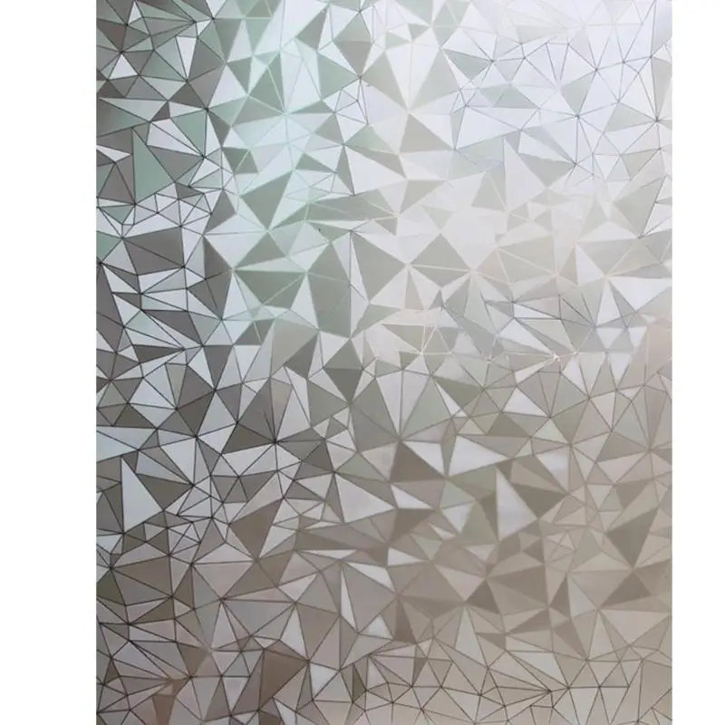 

1pc 3D Multilateral Diamond Glass Sticker 3choices Waterproof for any smooth glass surface Self adhesive Privacy Glass Stickers