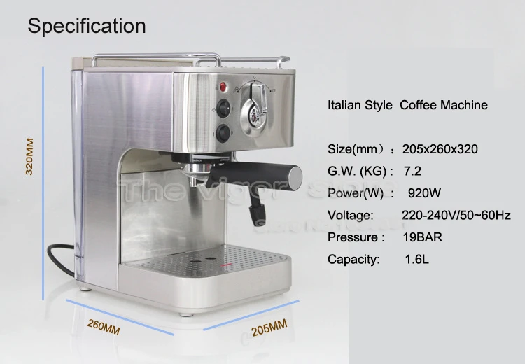 Free Shipping Semi Automatic Italian 19 Bar Cuccino Espresso Free Shipping Semi Automatic Italian 19 Bar Cuccino Espresso Coffee Maker Home Making Machine In Makers From Liances On