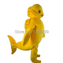 Талисман Deluxe Золотая рыбка Костюм талисмана нарядное платье Пользовательские праздничный карнавальный костюм тема Карнавальный Костюм-маскот