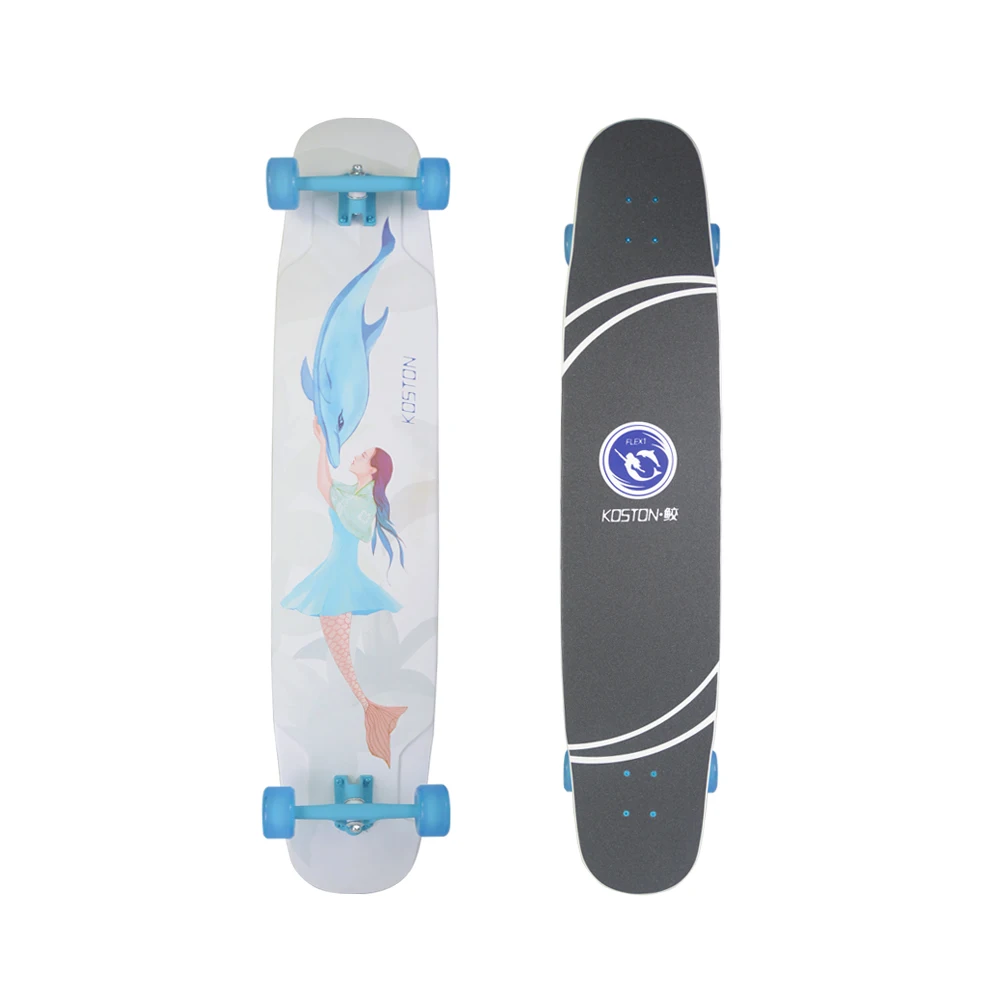 Prix pour Koston pro lumière poids danse style longboard complète pour fille utiliser, longue planche à roulettes pour conseil de marche Prix pour Koston pro lumière poids danse style longboard complète pour fille utiliser, longue planche à roulettes pour conseil de marche