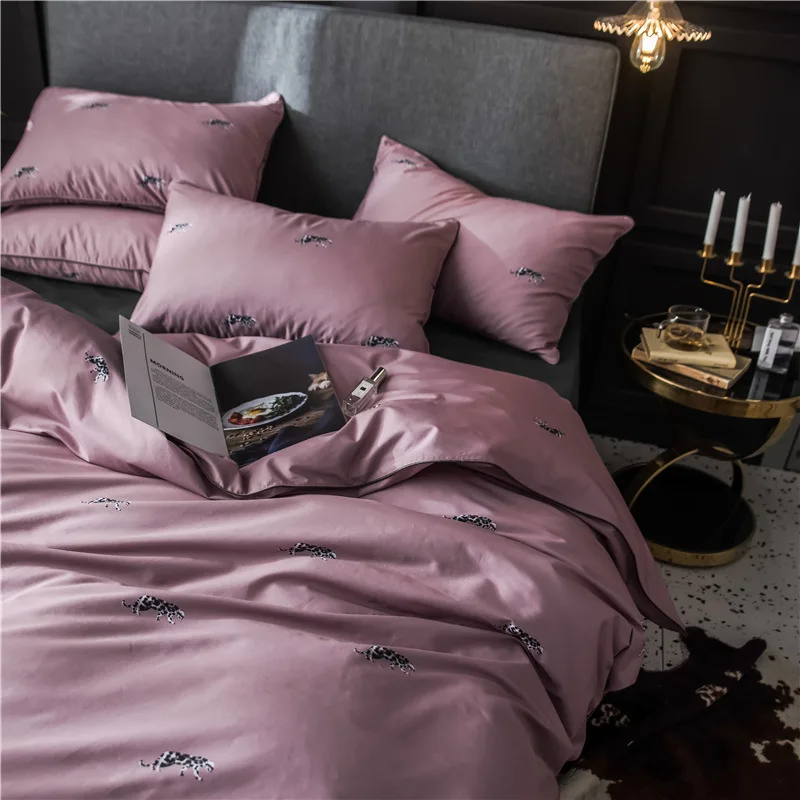 Комплект постельного белья из четырех предметов, хлопок, домашний текстиль, постельный комплект edredones y conjuntos de ropa de cama, Постельные одеяла