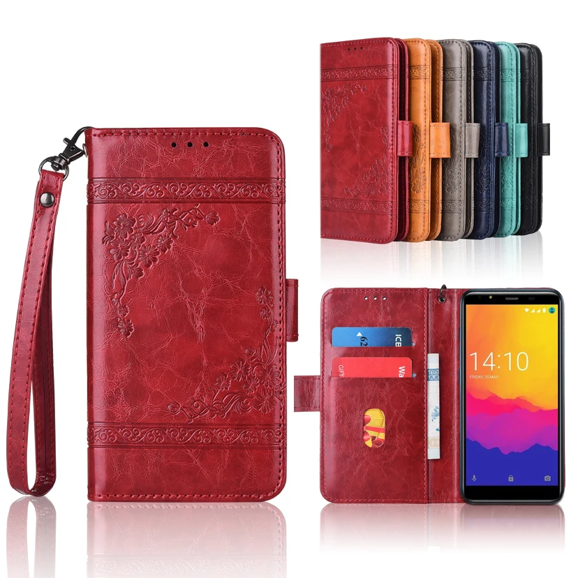 

Newest Wallet case for Prestigio Muze E5 LTE PSP 5545 PSP5545 Flip case with Strap,100% special PU leather embossing flower case