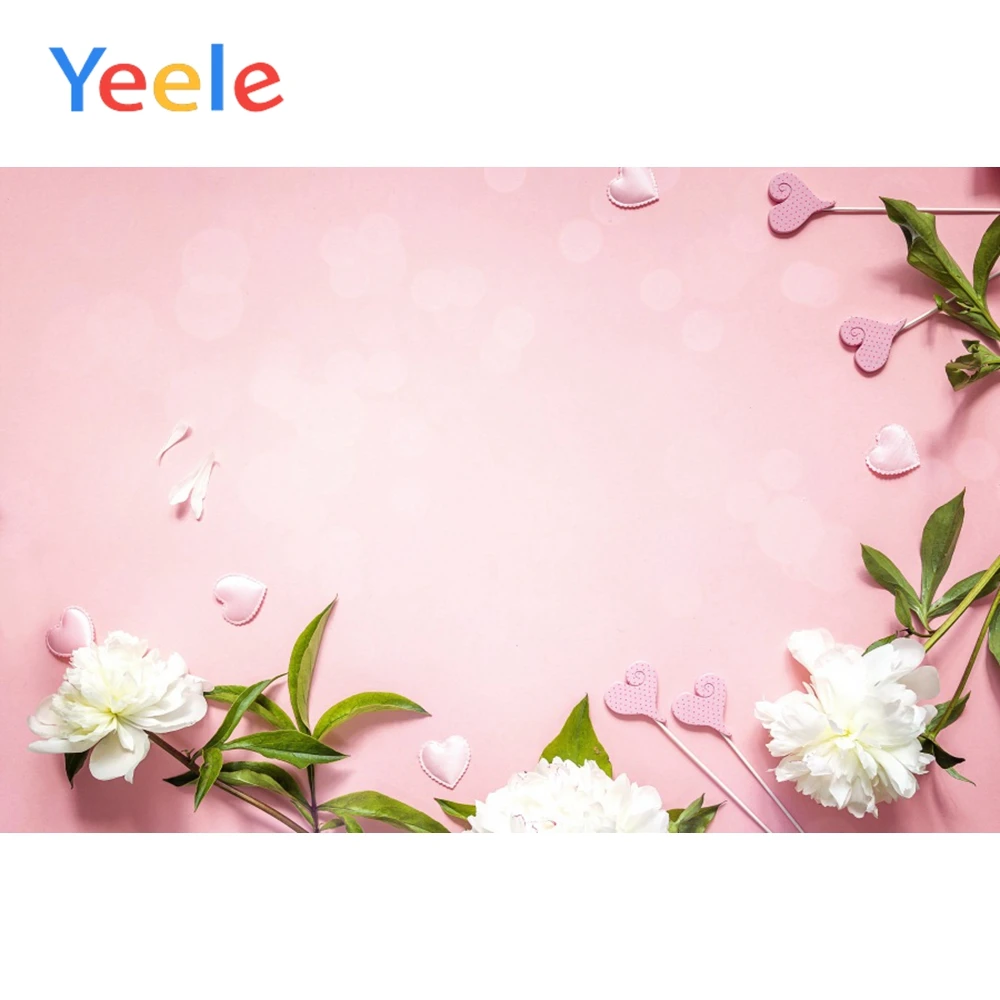 

Yeele Flowers Background Planks Petal Scene Photography Baby Newborn Photographic Backdrop Vinyl Pet Doll Props For Photo Studio