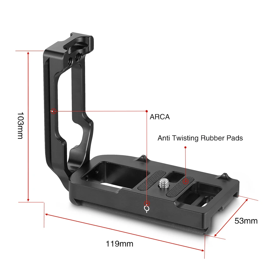 Smallrig 5D Mark 4 камера L Пластина l-кронштейн для Canon 5D Mark IV/Mark III с быстроразъемной Arca Стиль камеры пластина 2202