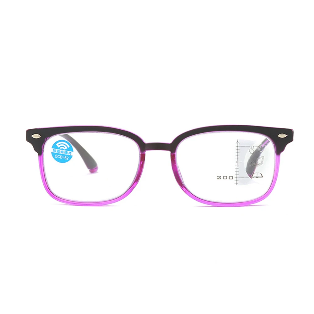 Ограниченная серия, Ретро стиль, дальний и Ближний, анти-синие женские прогрессивные многофокальные очки для чтения+ 0,75+ 1,25+ 1,5+ 2,00+ 1,75 до+ 4
