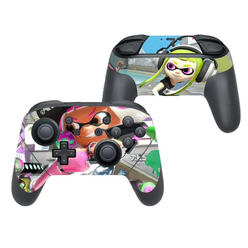 Splatoon 2 виниловая наклейка на кожу наклейка для nintendo Switch Pro контроллер геймпад джойпад для переключателя с переключателем для кожи s