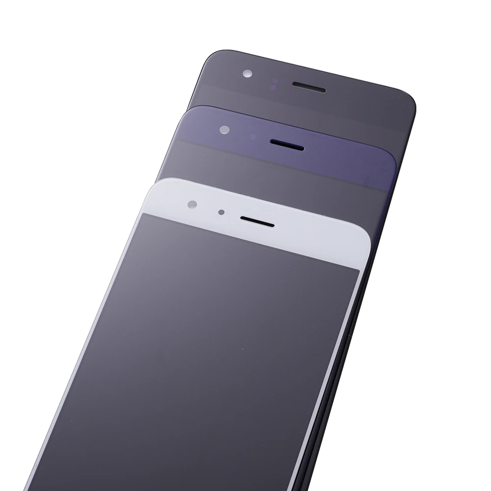 Ceny Wyświetlacz LCD do Huawei Honor 9 z ekranem dotykowym Digitizer czujnik szklany montaż panelu 5.15 cala 1920*1080 FHD