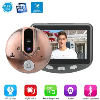 

4.3 Inch 36 Chime Disturbance-Free Wide-angle Infrared Night Vision Electronic Door Viewer