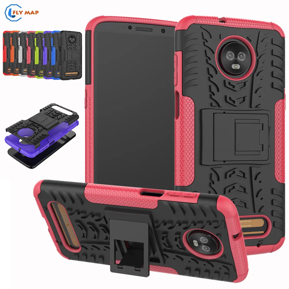 Чехол для Motorola Moto Z3 Play пластиковый силиконовый чехол из ТПУ телефона Z 3 Armor 2 в 1