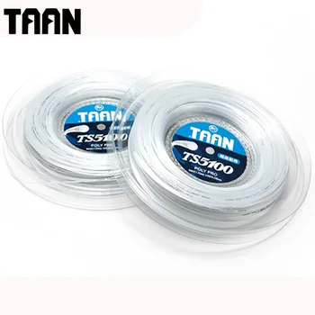 

TAAN Pro Polyester 1.25mm Tennis String Training 200m Reel White Tennis String High Flexibility Durable Sport Tennis String