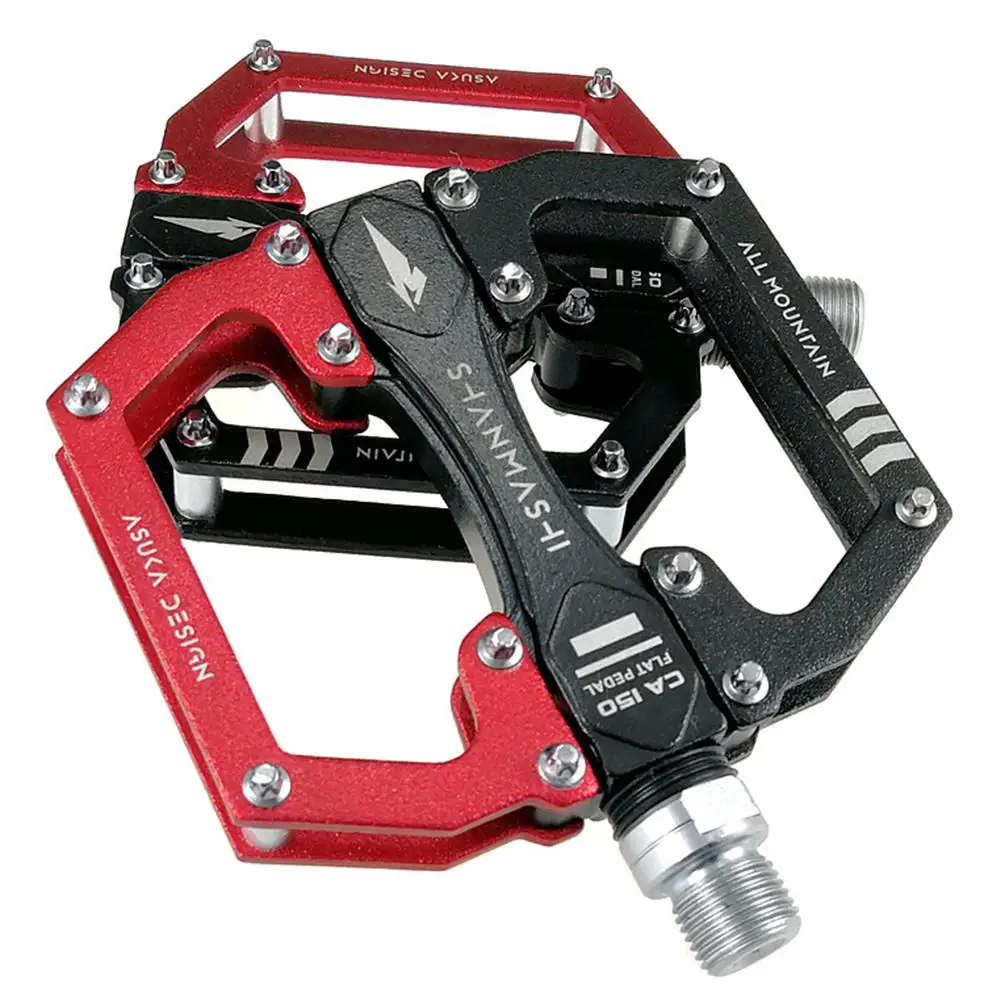 

Pedals For Bicycle MTB Anti-slip Pedal Bike Aluminum Alloy Axle 9/16" Cycling Seald Bearing BMX Pedal Mountain Bicycle Parts S3
