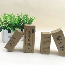 3 цвета 10 размеров коричневая крафт-бумажная коробка косметический раствор масло коробка для бутылок коробки на заказ 100 шт \ Лот