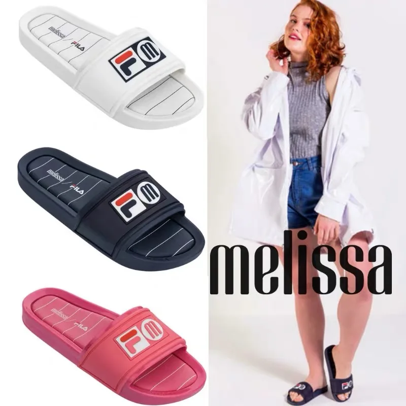 Melissa/пляжная обувь женские Вьетнамки Новинка 2019 года шлепанцы брендовая