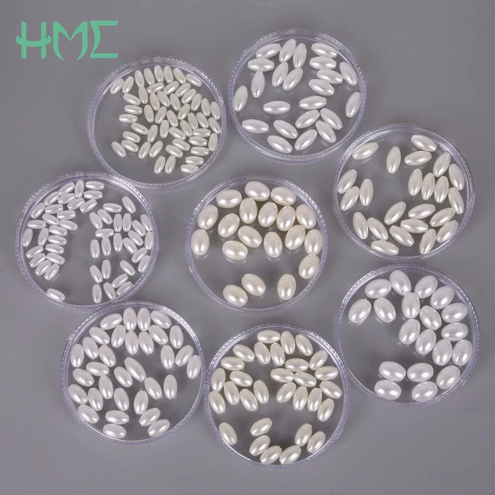Жемчужина из АБС пластика 4*8/ 6*10/ 6*12/ 8*11 мм|spacer|spacers for braceletsspacer plastic |