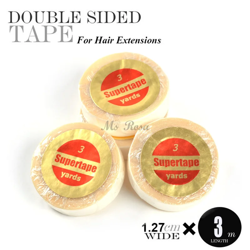 Super Hair Tape Adhesive Double Side Approx. 1.27 X 300cm Adhesive Hair Glue Super Tape For Tape Hair Super Hair Tape Adhesive Double Side Approx. 1.27 X 300cm Adhesive Hair Glue Super Tape For Tape Hair
