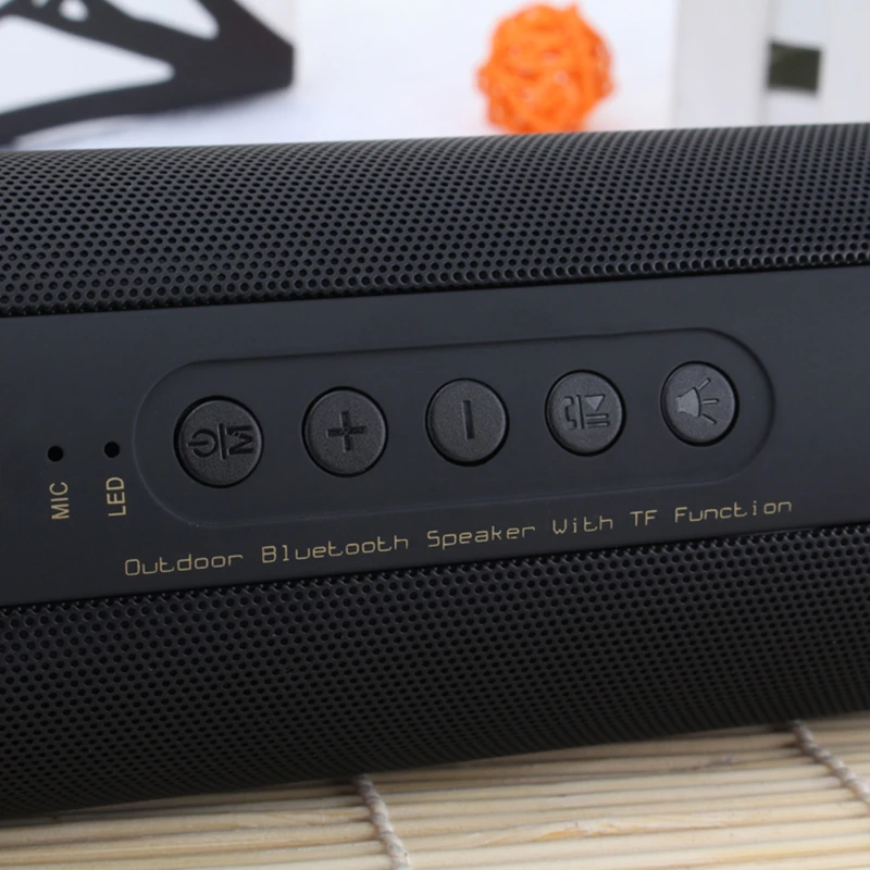 Bluetooth колонка T2 беспроводная портативная водонепроницаемая светодиодная