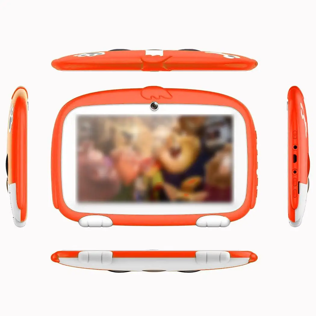 

7 Inch Tablet PC Dual Camera WiFi 1024x600 Learning Tablet 2600mAh for Kids Early 1GB RAM + 8GB ROM Education