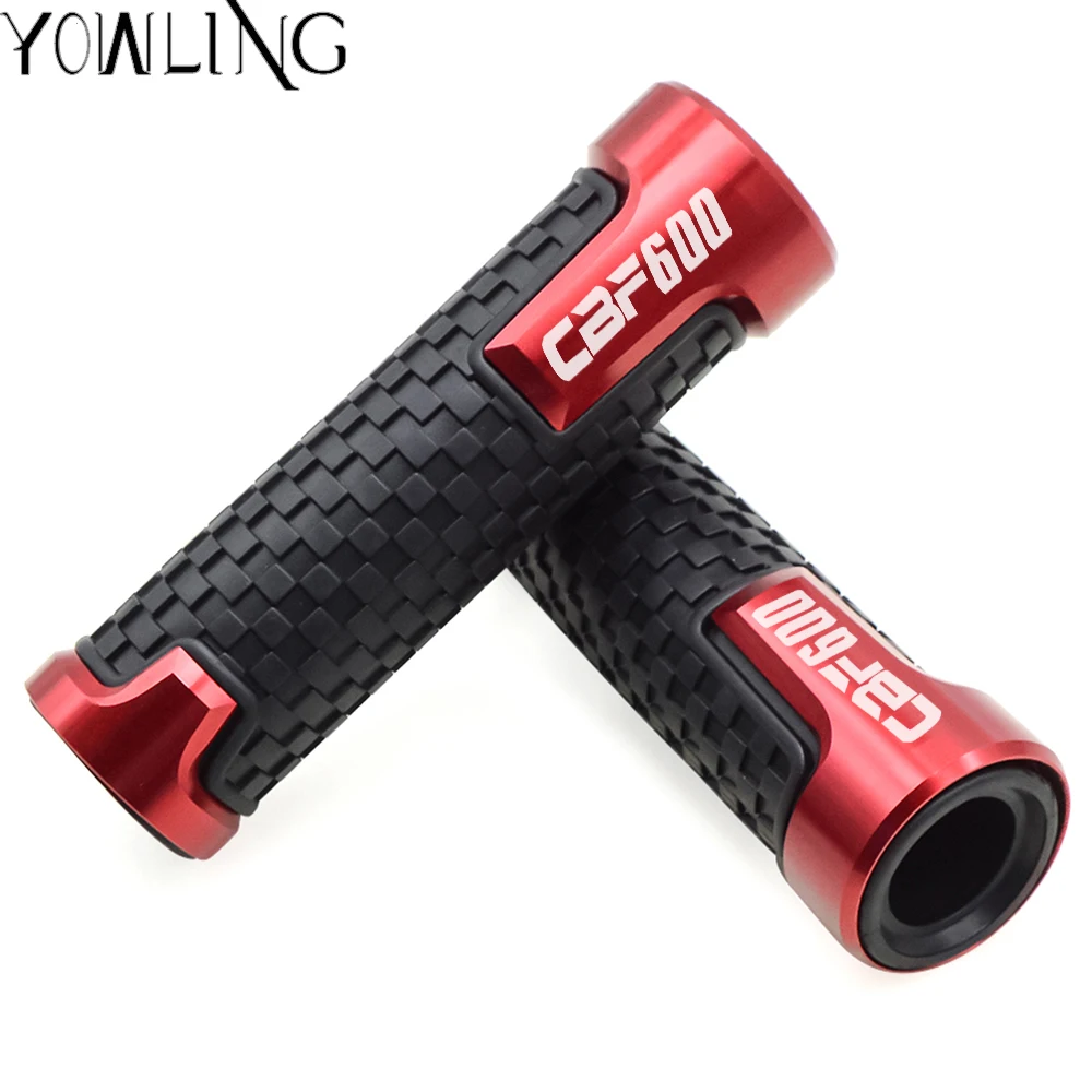 

FOR HONDA CBF600 2006 2007 2008 2009 2010 2011 2012 2013 7/8" Motorcycle CNC Rubber Handlebar Hand Grips Bar End Gel Grip