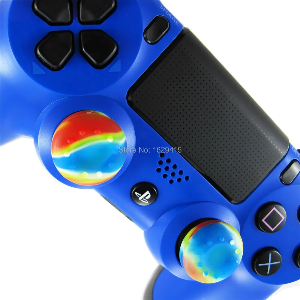 100 шт силиконовый Аналоговый джойстик ручки крышки s для Dualshock 4 PS4 Pro тонкий контроллер для PS3 для Xbox 360 One X S джойстик Крышка