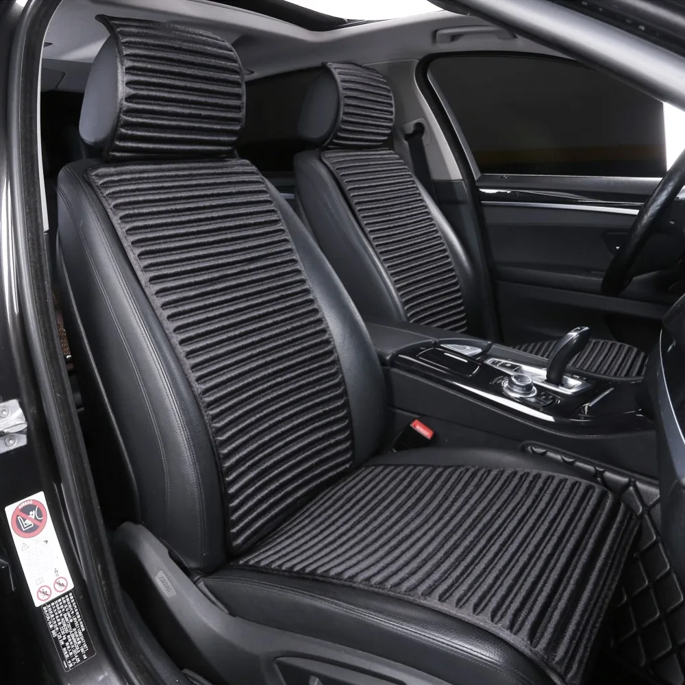 OGLAND Breathable Car Seat Cover, Buckwheat Shell Filled Seat Cushion Mat for Car, Truck, SUV Seat Interior Accessories OGLAND Breathable Car Seat Cover, Buckwheat Shell Filled Seat Cushion Mat for Car, Truck, SUV Seat Interior Accessories